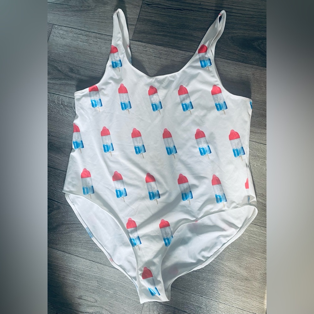 Swimsuit with fire crackers popsicle